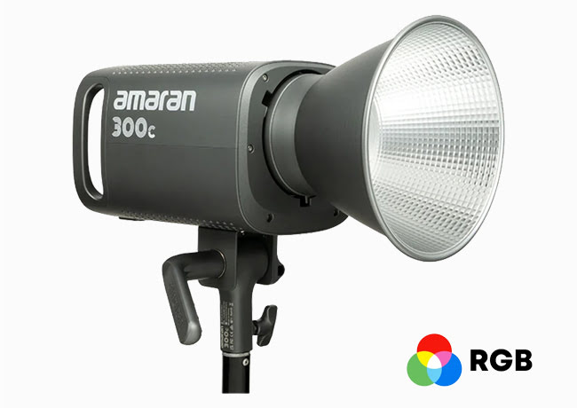 Kiralık Aputure Amaran 300C RGBWW LED Işık