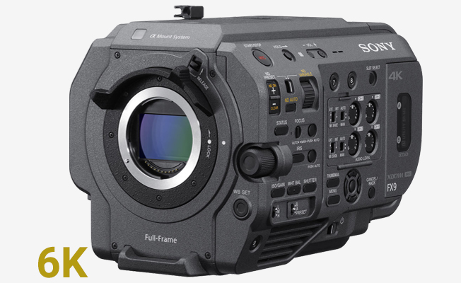 Sony FX9 6K FF Kamera Detay