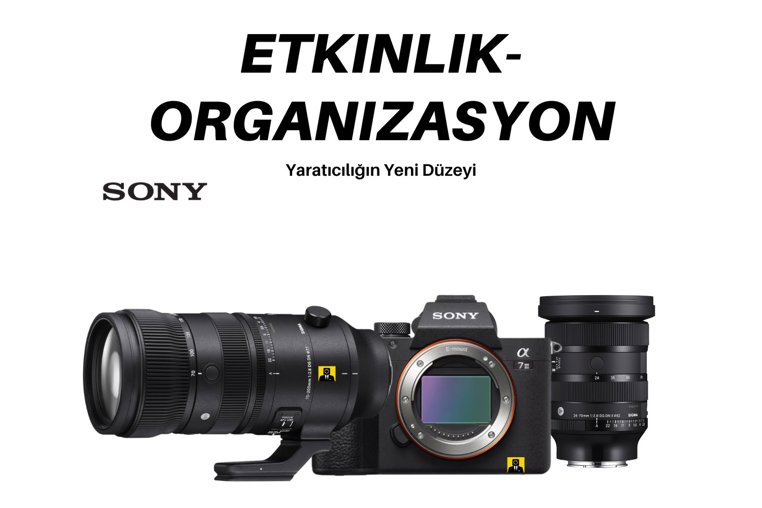 Kiralık Sony Etkinlik Fotoğraf Seti