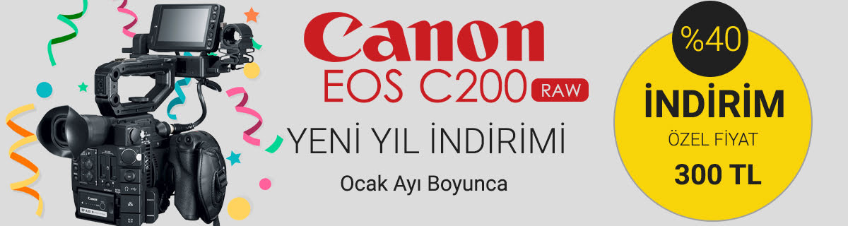 Kiralık Canon C200 Kampanyası